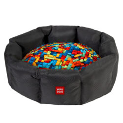 Лежанка для собак WAUDOG Relax, малюнок “Блоки” L, Ш 49 см, Д 59 см, В 20 см
