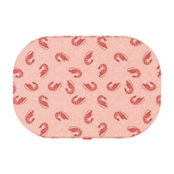 Лежанка для собак WAUDOG Relax, малюнок “Креветка”, зі змінним чохлом , S, Ш 55 см, Дл 40см