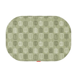 Лежанка для собак WAUDOG Relax, малюнок “Зелене листя”, зі змінним чохлом , М, Ш 80 см, Дл 55 см