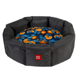 Лежанка для собак WAUDOG Relax, малюнок “Апельсини”, S, Ш 34 см, Д 45 см, В 17 см