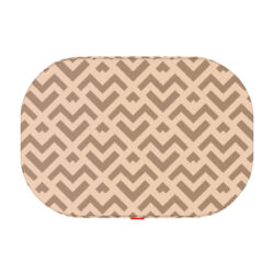 Лежанка для собак WAUDOG Relax, малюнок “Трикутники”, зі змінним чохлом , S, Ш 55 см, Дл 40см