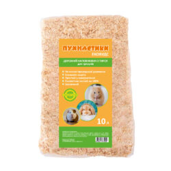 Тирса д/гриз.дерев.”Пухнастики”, 1кг (10л)