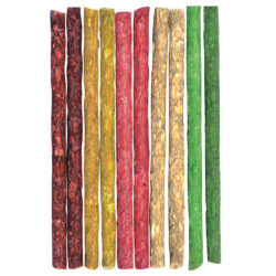 Палички “Селянські Смаколики” для собак,кольорові жувальні 12,5 см ( 8-9 гр) (100 шт в уп.) (20уп в ящ)