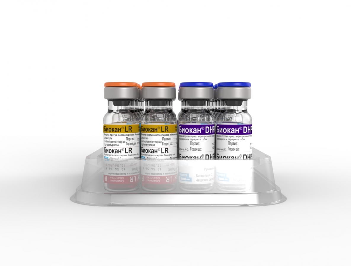 Біокан DHPPi+LR, Biocan DHPPi+LR проти чуми м'ясоїдних, аденовірозу, парвовірозу, парагрипу, лептоспірозу та сказу