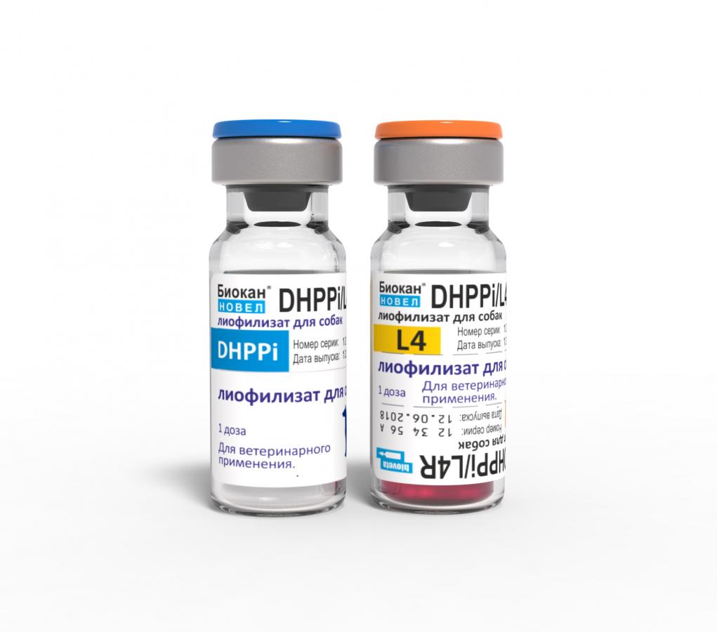 Біокан Новел DHPPi/L4R  Вакцина для собак, Bioveta Чехія