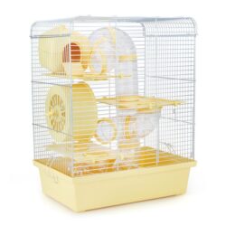 ХОМ’ЯК 3 ЛЮКС  (335 х 230 х 430), цинк, цільна, поличка-3, тунель-11, барабан-1, будинок-1