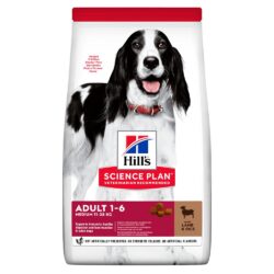 Hill’s SCIENCE PLAN Adult Medium Breed Сухий корм для дорослих собак середніх порід, з ягням і рисом