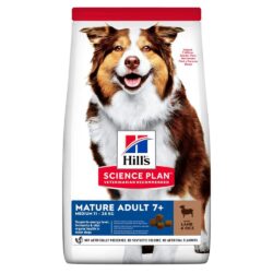 Hill’s SCIENCE PLAN Mature Adult 7+ Medium Breed Сухий корм для зрілих собак середніх порід від 7 років, з ягням і рисом, 14 кг