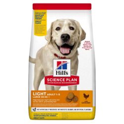 Hill’s SCIENCE PLAN Adult Light Large Breed Сухий корм для схильних до зайвої ваги дорослих собак великих порід, з куркою, 14 кг