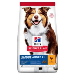 Hill’s SCIENCE PLAN Mature Adult 7+ Medium Breed Сухий корм для зрілих собак середніх порід від 7 років, з куркою, 14 кг