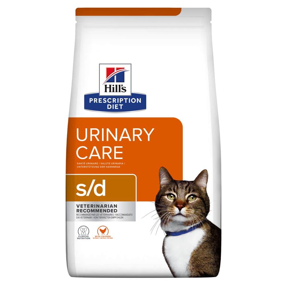 Hill’s PRESCRIPTION DIET s/d Сухий корм для котів для догляду за сечовидільною системою, з куркою