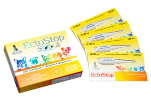 ЕктоСтоп (EctoStop) протипаразитарні краплі для собак 4-10кг, 1мл, MODES (від бліх, від кліщів, від гельмінтів) 1 піпетка - Зображення 2