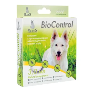 Біо контроль (BioControl) біокраплі з протипаразитарним ефектом для собак великих порід 3 мл, MODES