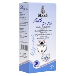 Паста Др. КІС Інтестінал (Paste Dr.KIS Intestinal) для підтримки здоров’я шлунково-кишкового тракту котів та собак 50г, MODES