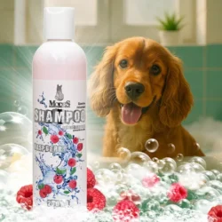 Шампунь фруктовий з ароматом малини для котів та собак, 250 мл, MODES