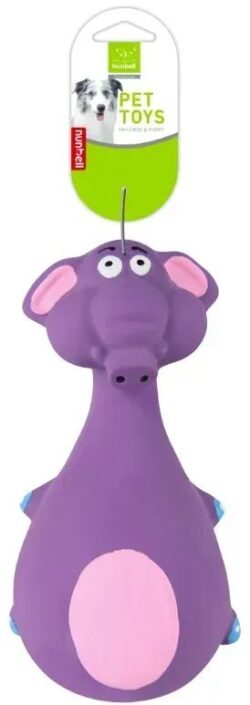 Іграшка для собак латексна з пищалкою Слон, 14 см Nunbell