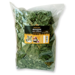 Листя Фундук (листя ліщини) Зелений Раціон ласощі для гризунів 100 г Zelena Zoo