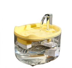 Фонтан-поїлка автоматична для котів та собак 19*16*18см 1,5л, USB Жовтий