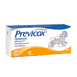 Previcox (Превікокс) Boehringer Ingelheim – Нестероїдний протизапальний препарат для собак (фірококсиб) S 57 mg ( 10 т)