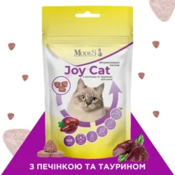 Joy Cat Вітамінізовані ласощі з печінкою і таурином для котів, MODES